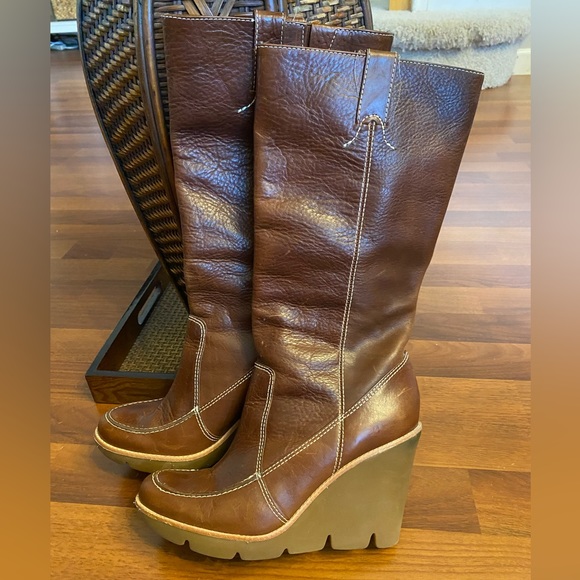 Michael Kors Dipper Wedge Knee High boots, vintage 90’s, excellent condition - Picture 5 of 5